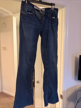 Women's Dark Blue Bootcut Jeans by IT Jeans